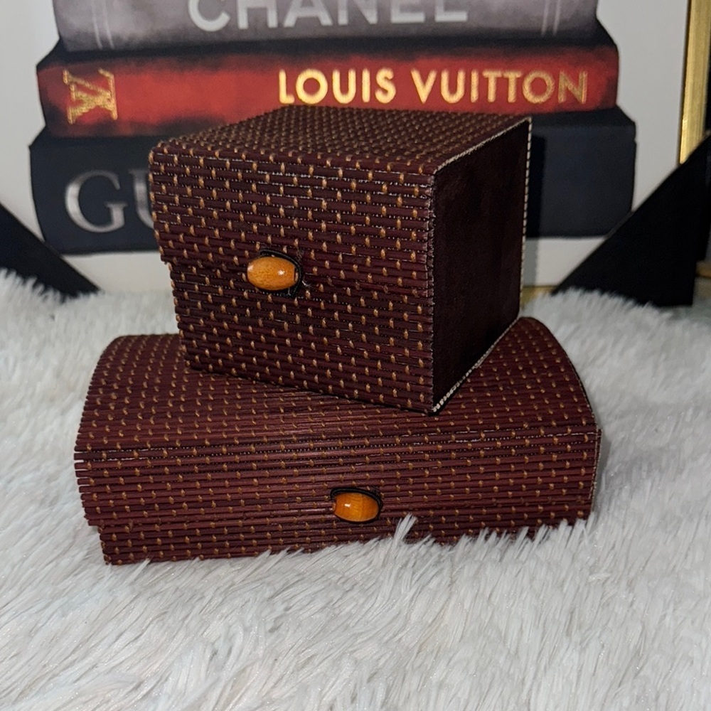 Brown Textured Boxes - Picture 2 of 5